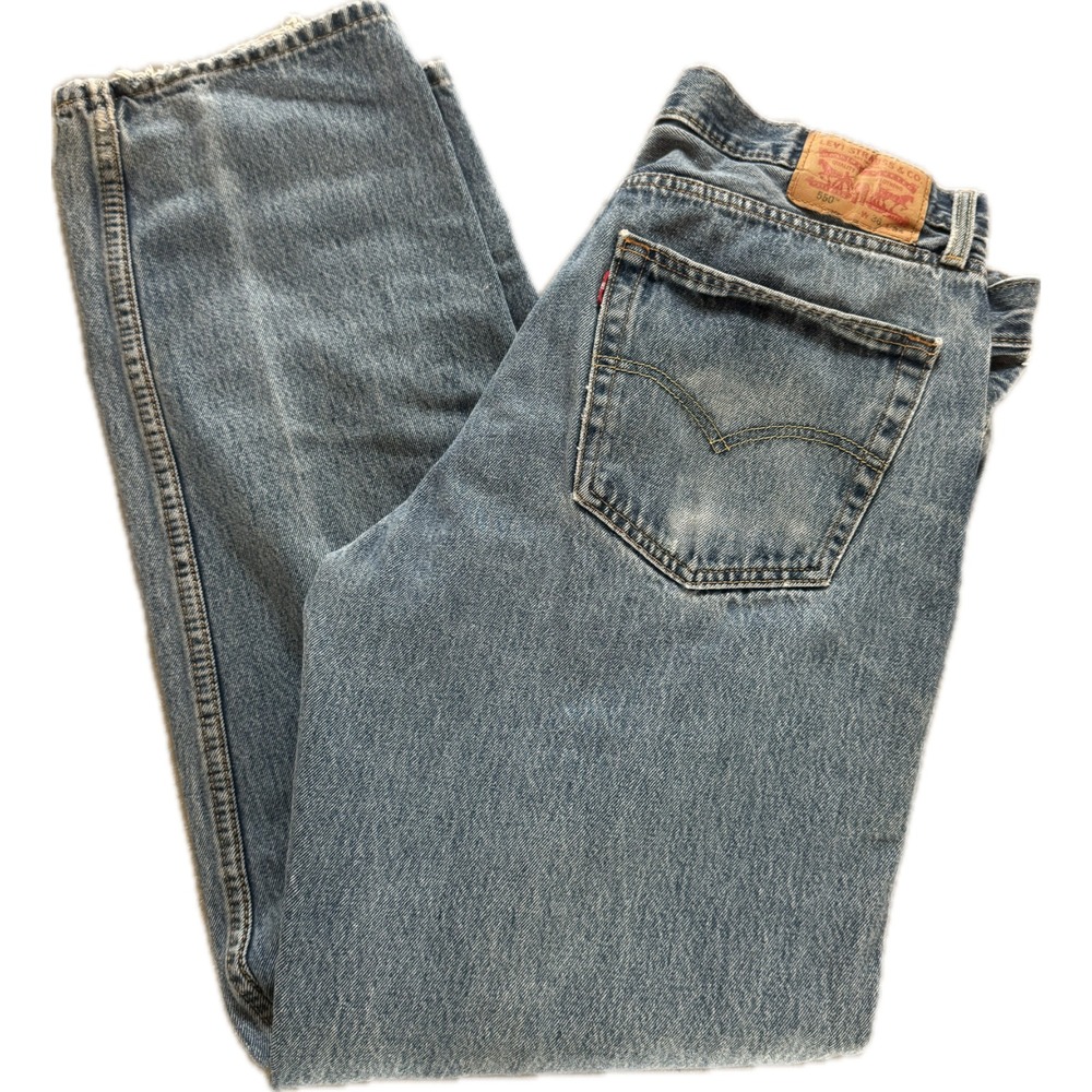 Levi's Levis Men's Light Blue Jeans Denim 550 Sz 36 x 34